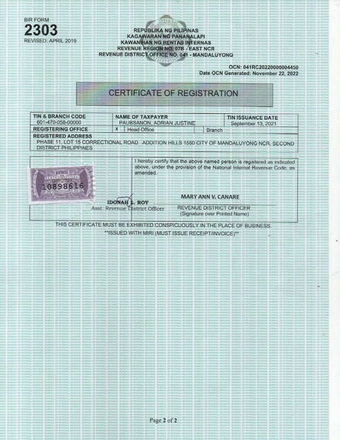 Achievement Certificate 2